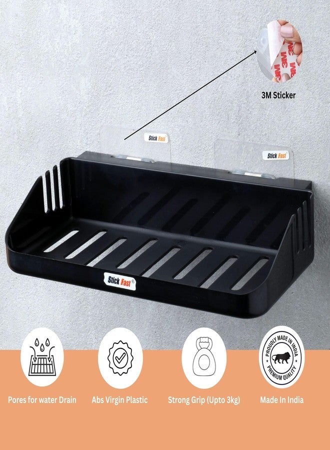 SF - Stick Fast Stick Fast Self-Adhesive Bathroom Shelf - Designer Tray with 3M Sticker for Wall Mount -Multipurpose Kitchen & Bathroom Storage Organizer Tray Rack (SF-Designer-Tray*) - Image 3